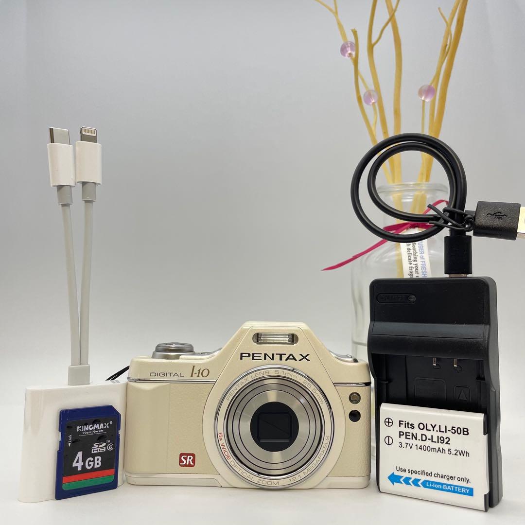 美品✨PENTAX Optio l-10✨動作確認済 スマホ転送OK 平成レトロ - メルカリ