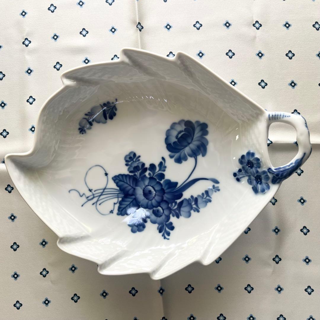 未使用】ロイヤルコペンハーゲン ブルーフラワー カーブ リーフ