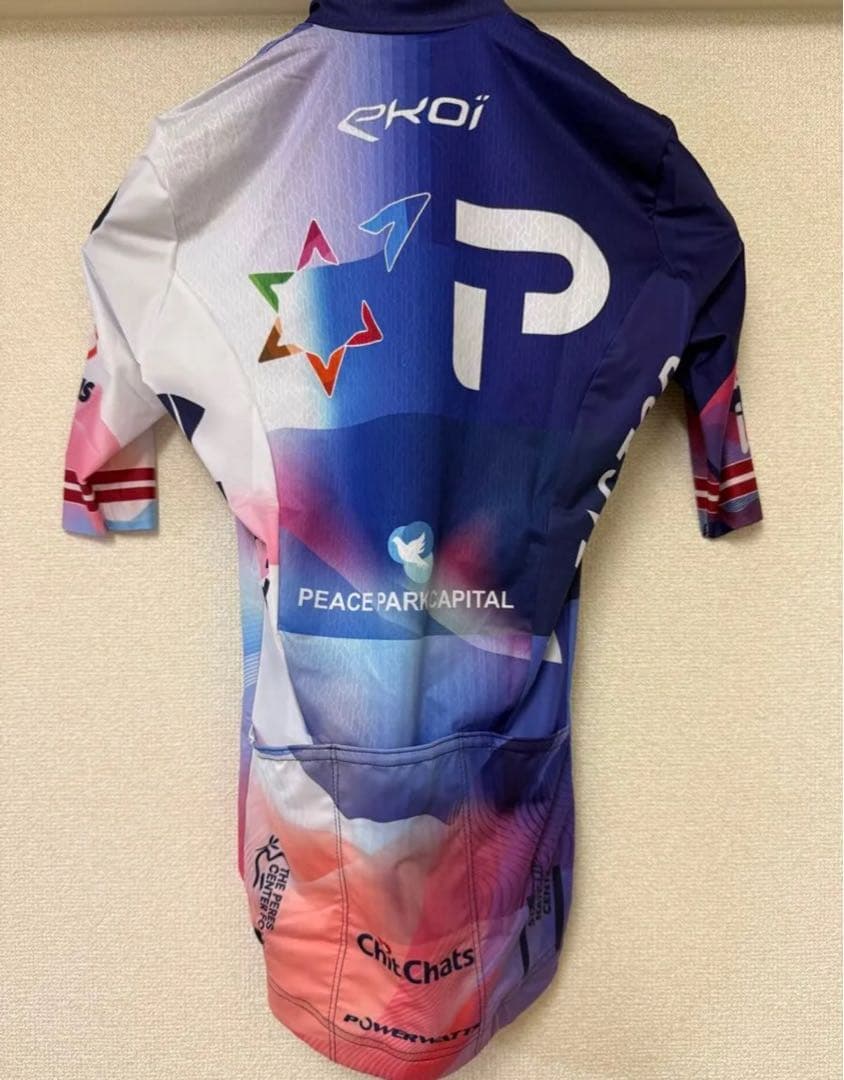 選手支給品 イスラエル・プレミアテック サイクルジャージ サイズXXS 半袖