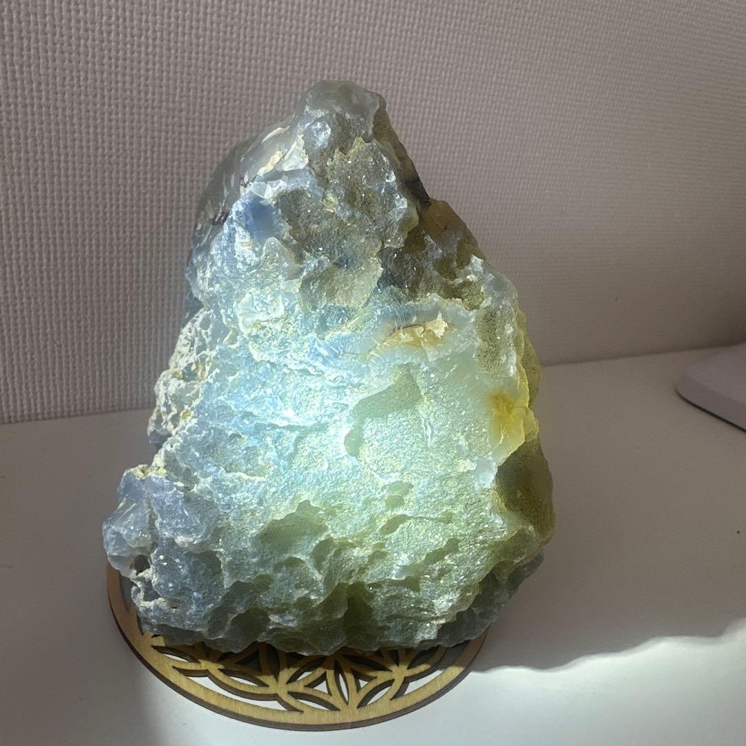 国産鉱物】青森産 青瑪瑙 原石 ブルーアゲート【特大】1099g - メルカリ