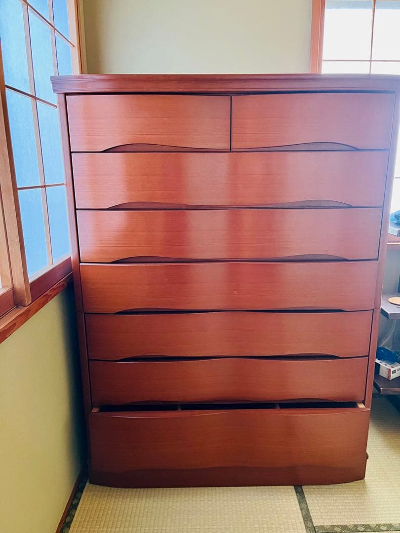 中古美品・最終値下げ】府中桐製婚礼家具/7段/たのめる便/送料込み匿名