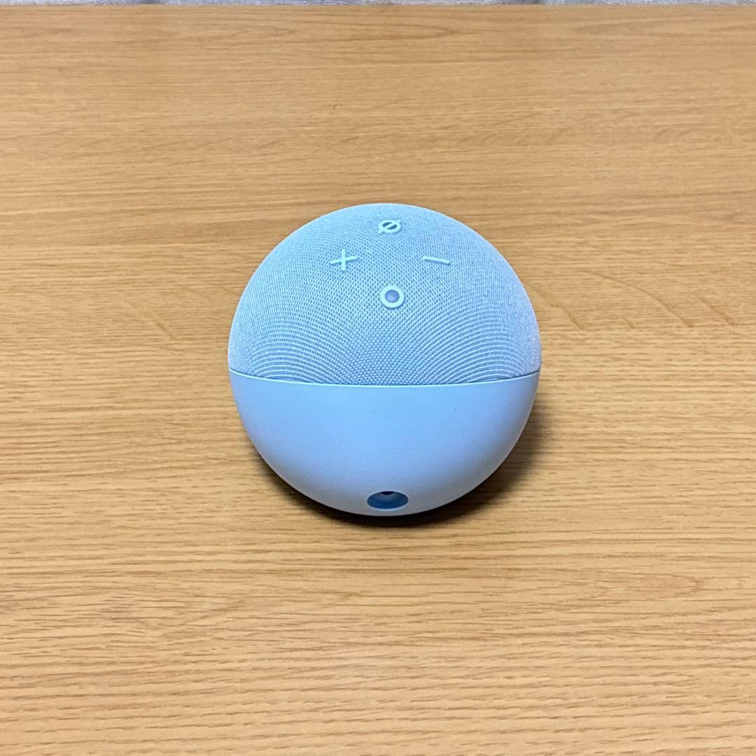 美品】Echo Dot 第5世代 時計付き クラウドブルー 箱付き - メルカリ