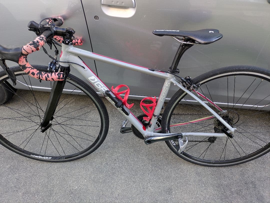 ガノー　axis ロードバイク グレー/ピンク GARNEAU（ガノー）AXIS 1 105 DISC ROAD （アクシス1105ディスクロード）
