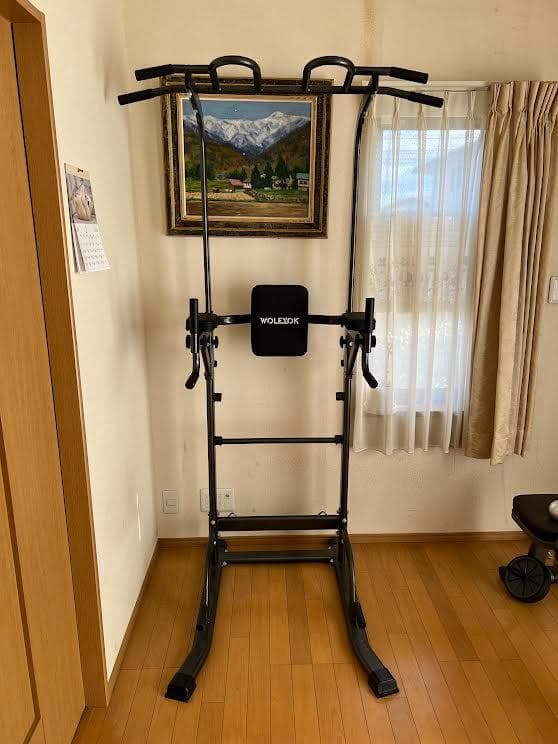 奈良市引き取り限定】懸垂マシン＆フレックスベル 32kg - メルカリ