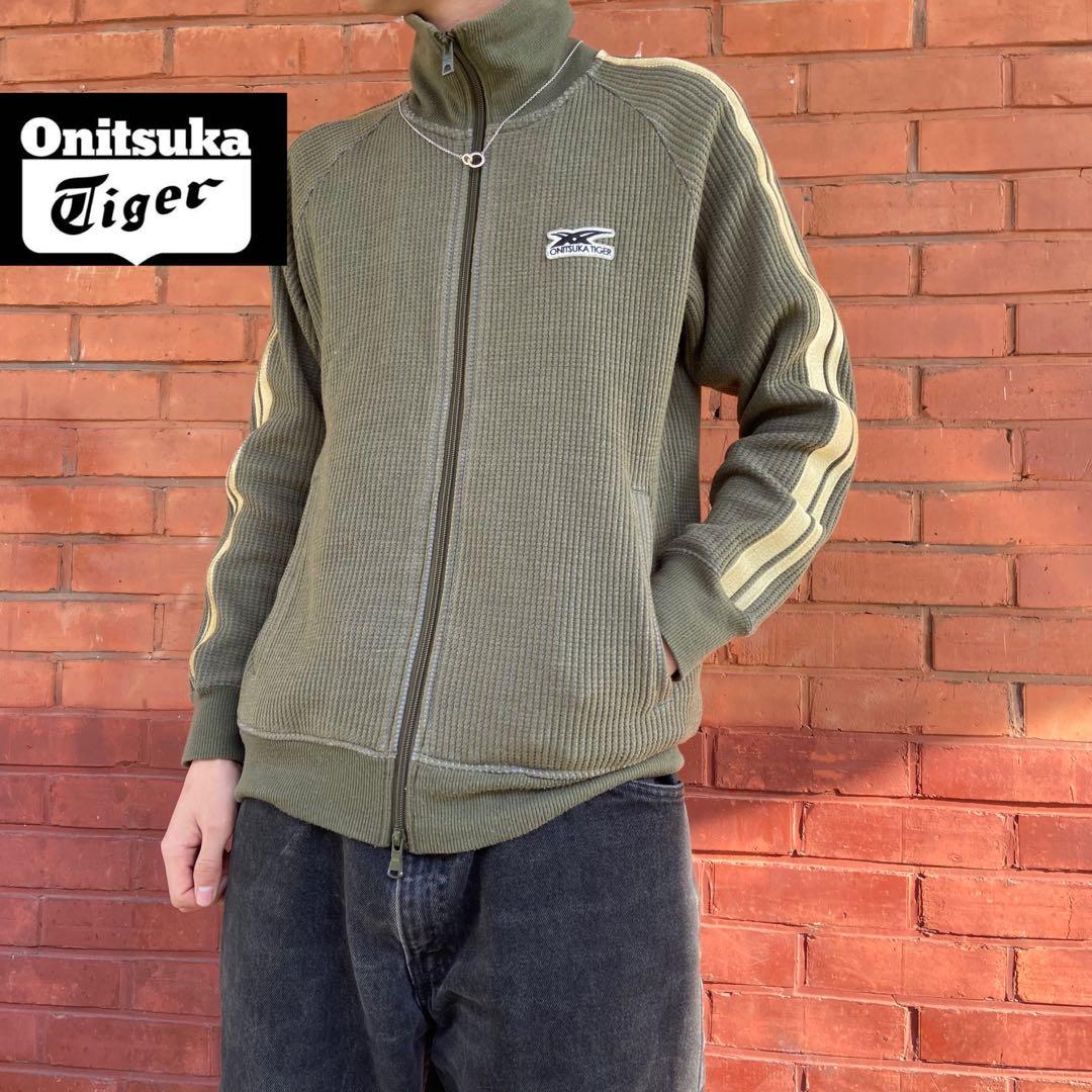 即完売モデル オニツカタイガー トラックジャケット カーキ - メルカリ