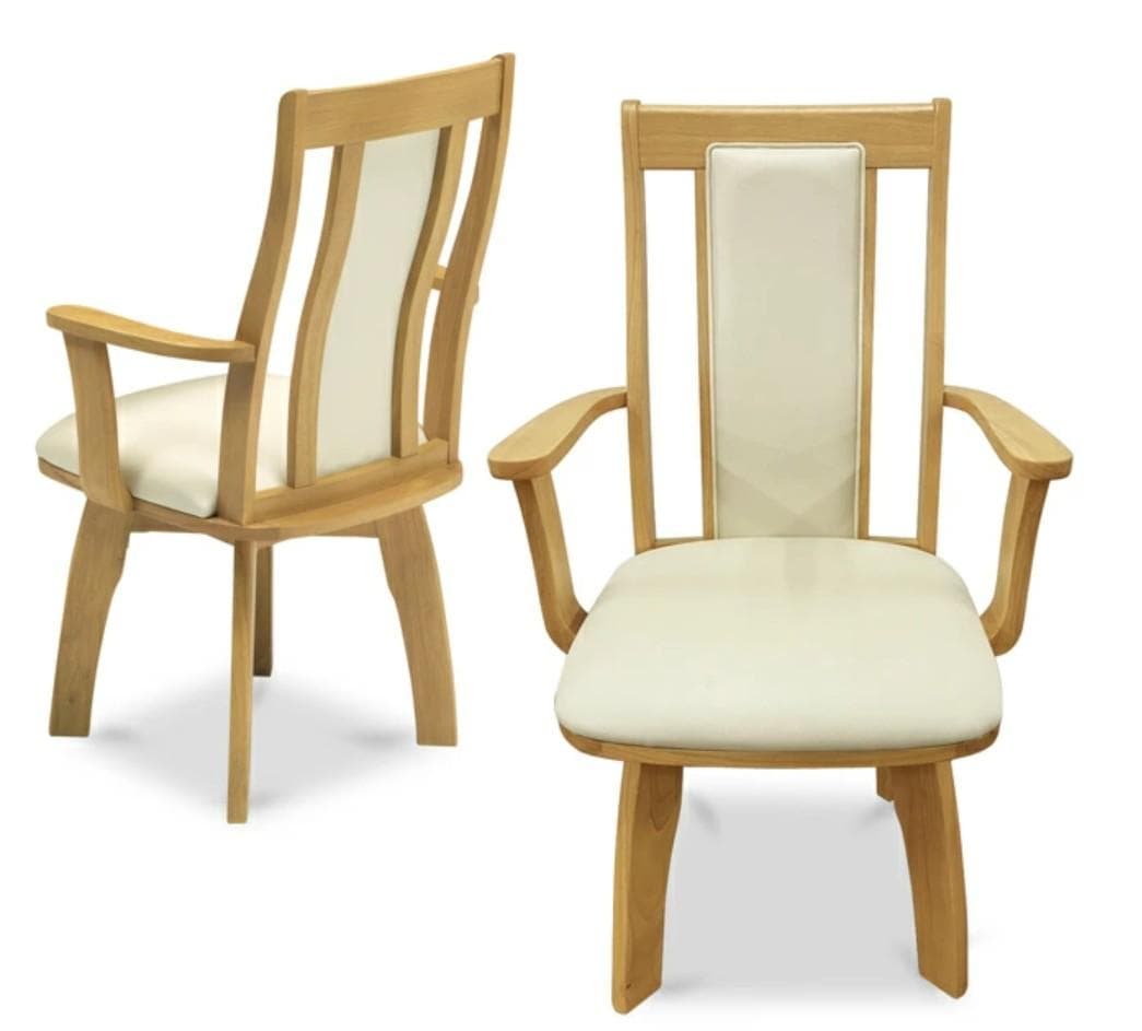 MBR DC HOK　6脚　回転式ダイニングチェア　肘付　アーム　ナチュラル 楽天市場】チェア6型 回転式 アームチェア単品 2脚セット 販売価格