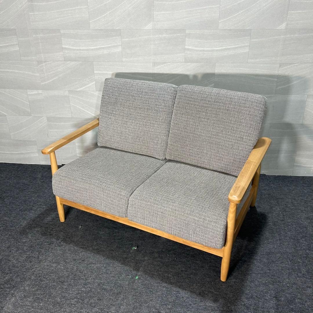 ニトリ ソファ 2人掛け 布張り マイス シンプル おしゃれ 家具 d4042