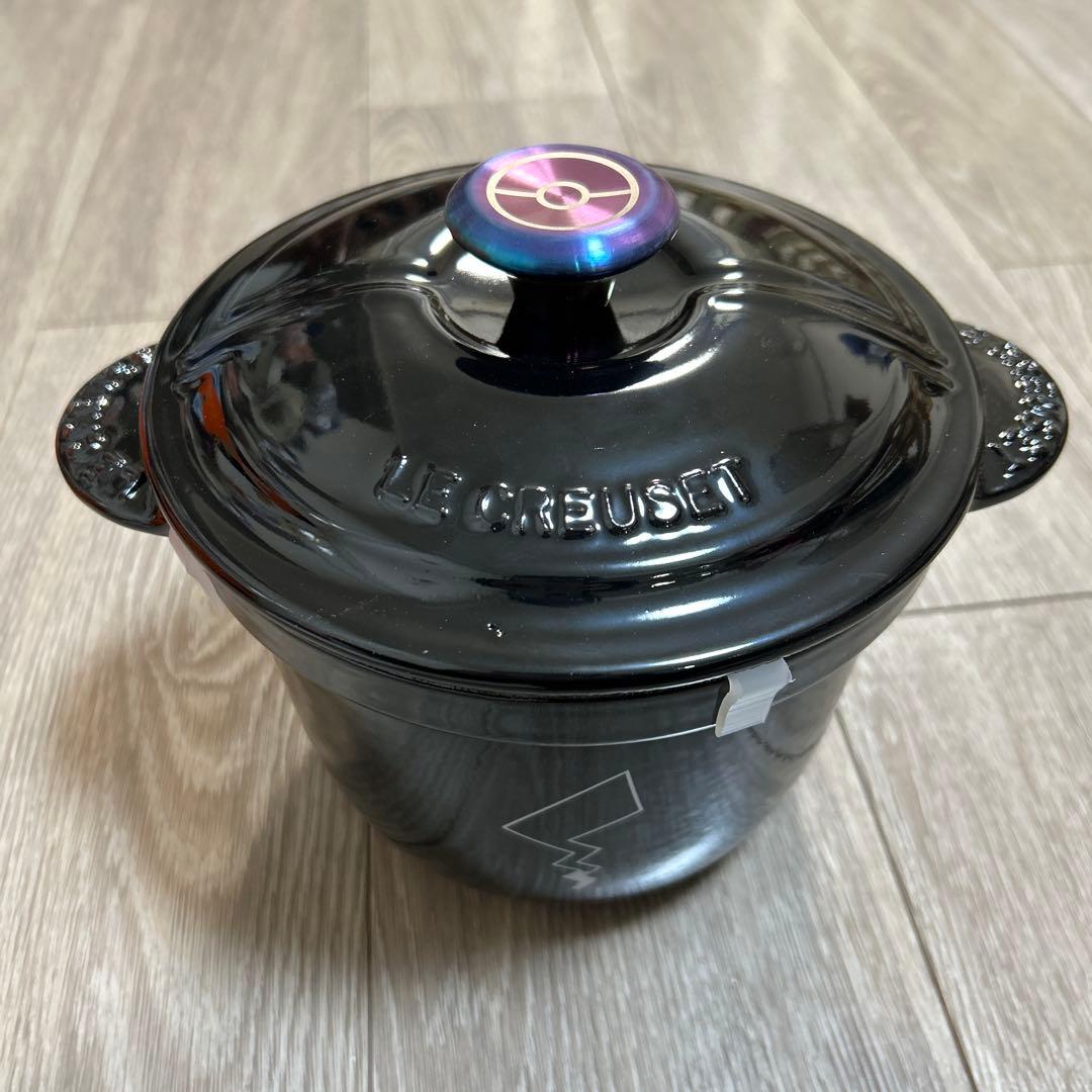 LE CREUSET 黒 両手鍋 2.4L エブリィ 18