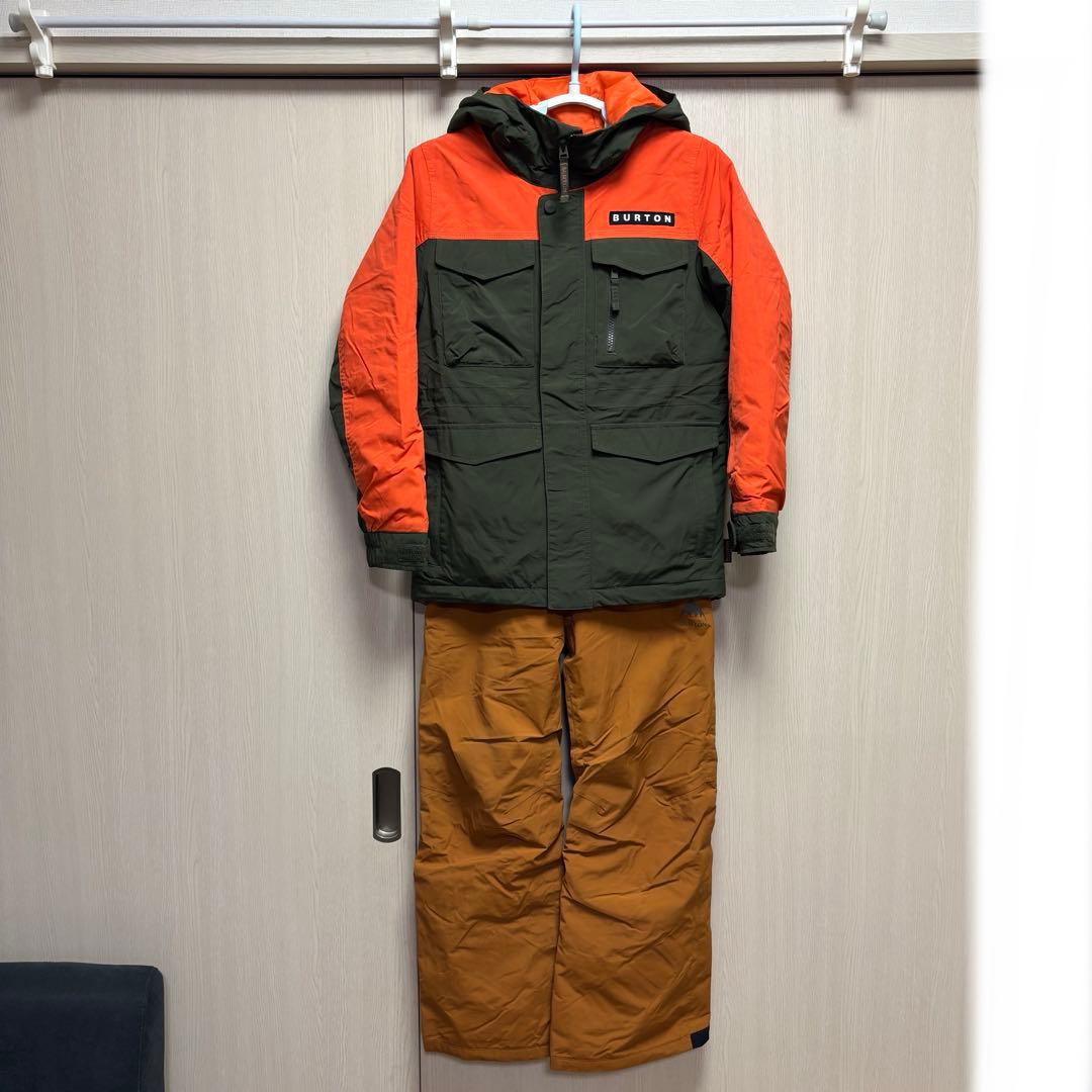 Burton スノーボードウェア 上下セット　ユースSサイズ BURTON/バートン/BURTONスノーボードウェア選べる上下セット（メンズ