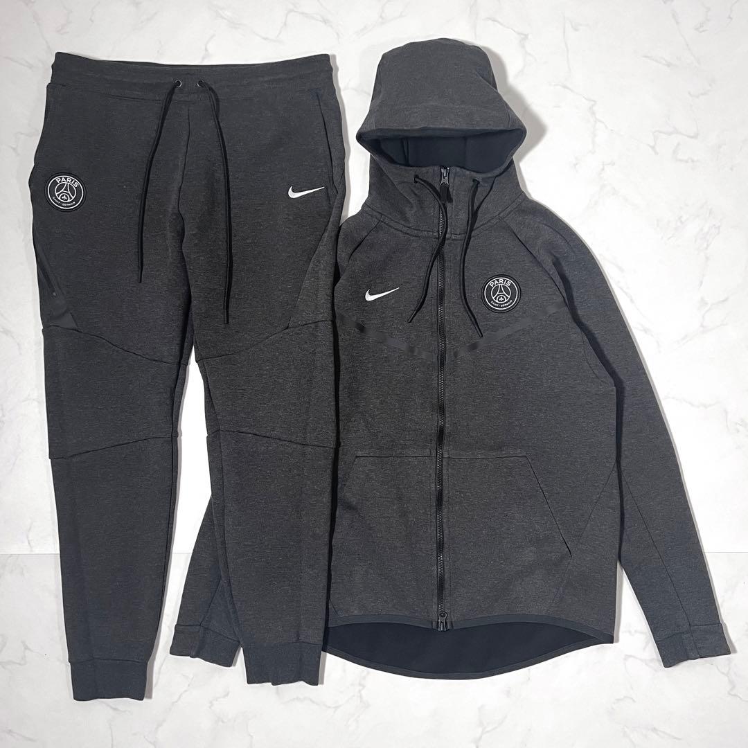 Nike ナイキ テックフリース PSG セットアップ ブラック 上下M - メルカリ