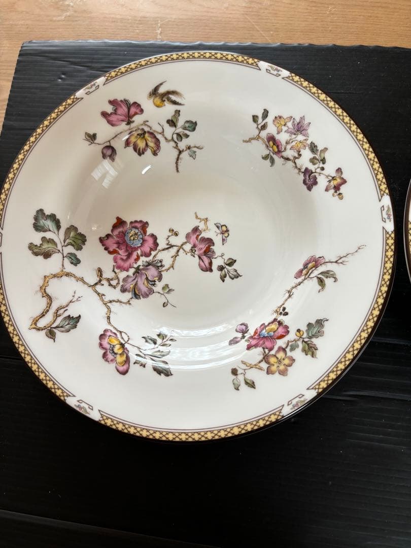 希少❣️未使用美品❣️ウエッジウッド スワロー シノワズリ スープ皿2
