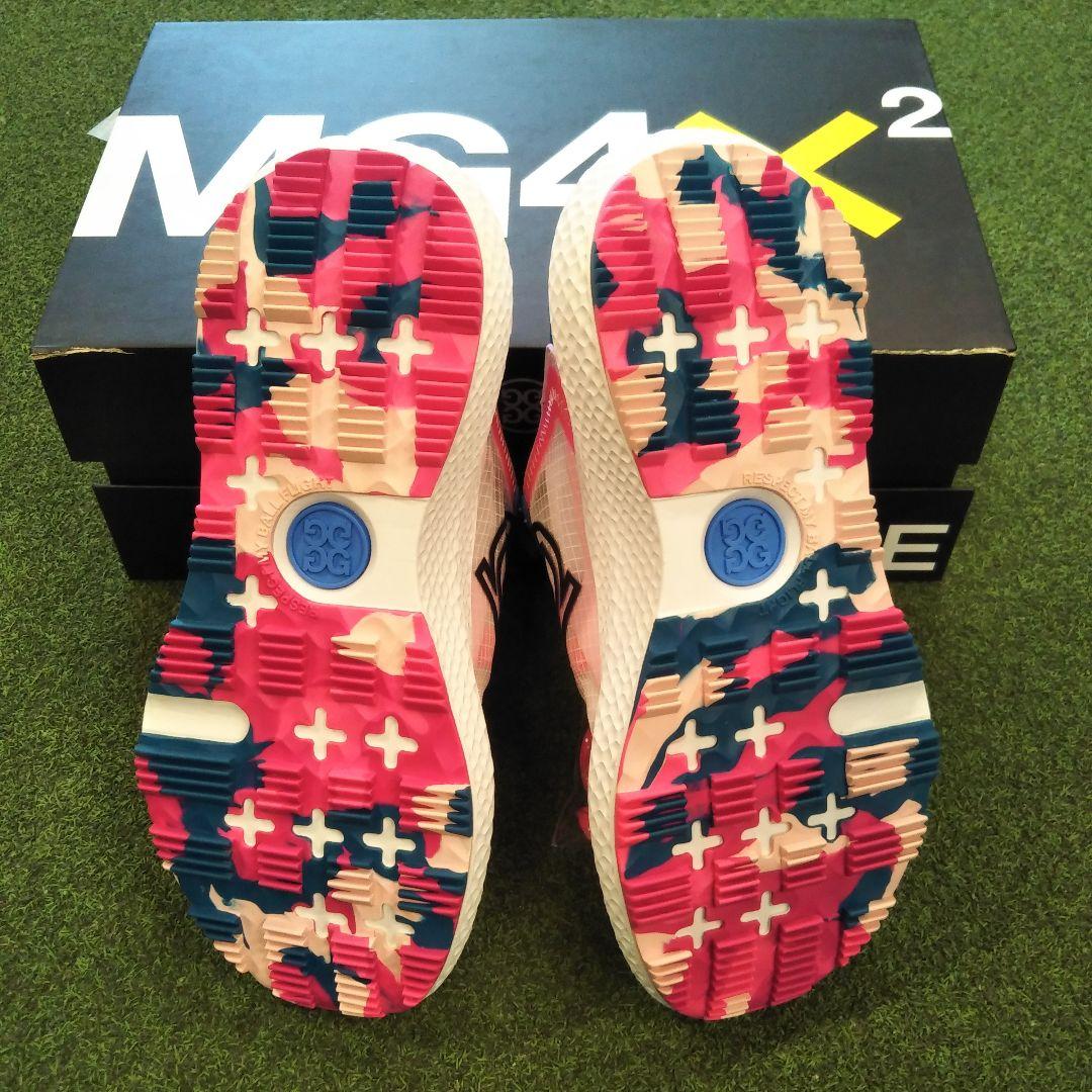 新品 G/FORE ゴルフシューズ 女性用 ピンク/ブルー 23.5cm