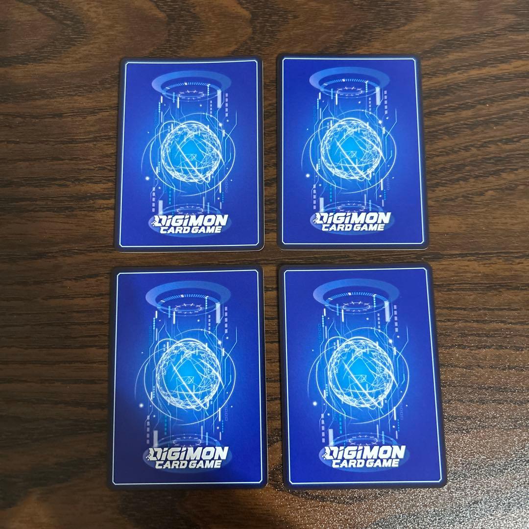 ウォーグレイモン/BT22/プロモ/パラレル/4枚セット/デジモンカード ①