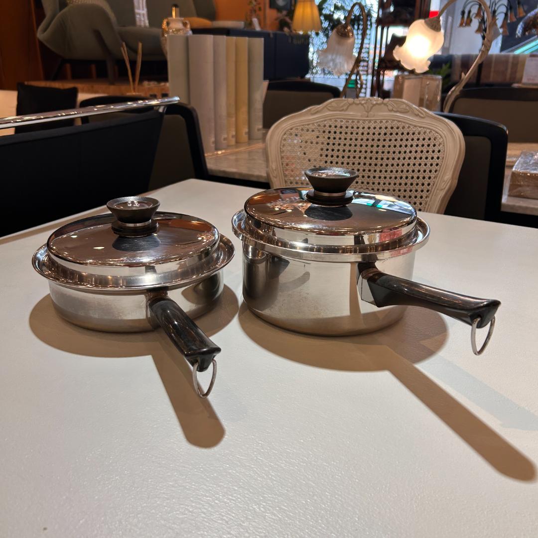 Amway アムウェイ】♥中フライパン＋大ソースパン セット（蓋付き