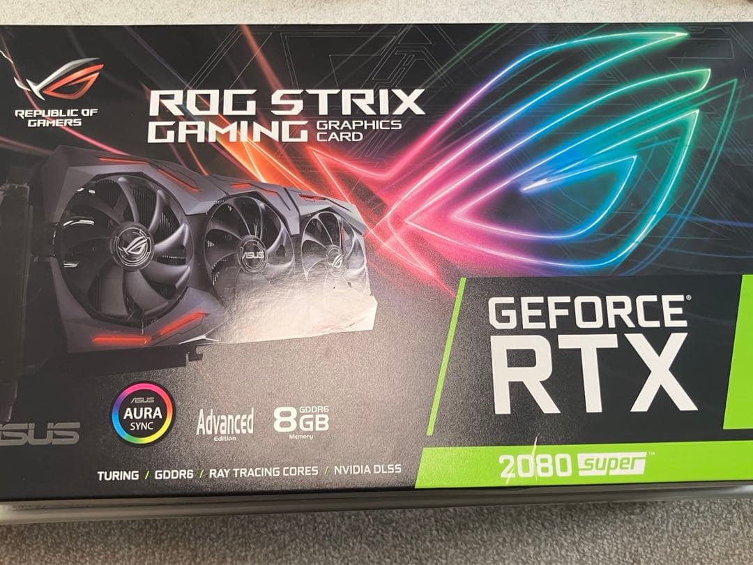 グラフィックボード・グラボ・ビデオカード ASUS ROG STRIX GeForce RTX 2080 Super Amazon | ASUS NVIDIA RTX 2080 SUPER 搭載 トリプルファンモデル 8G