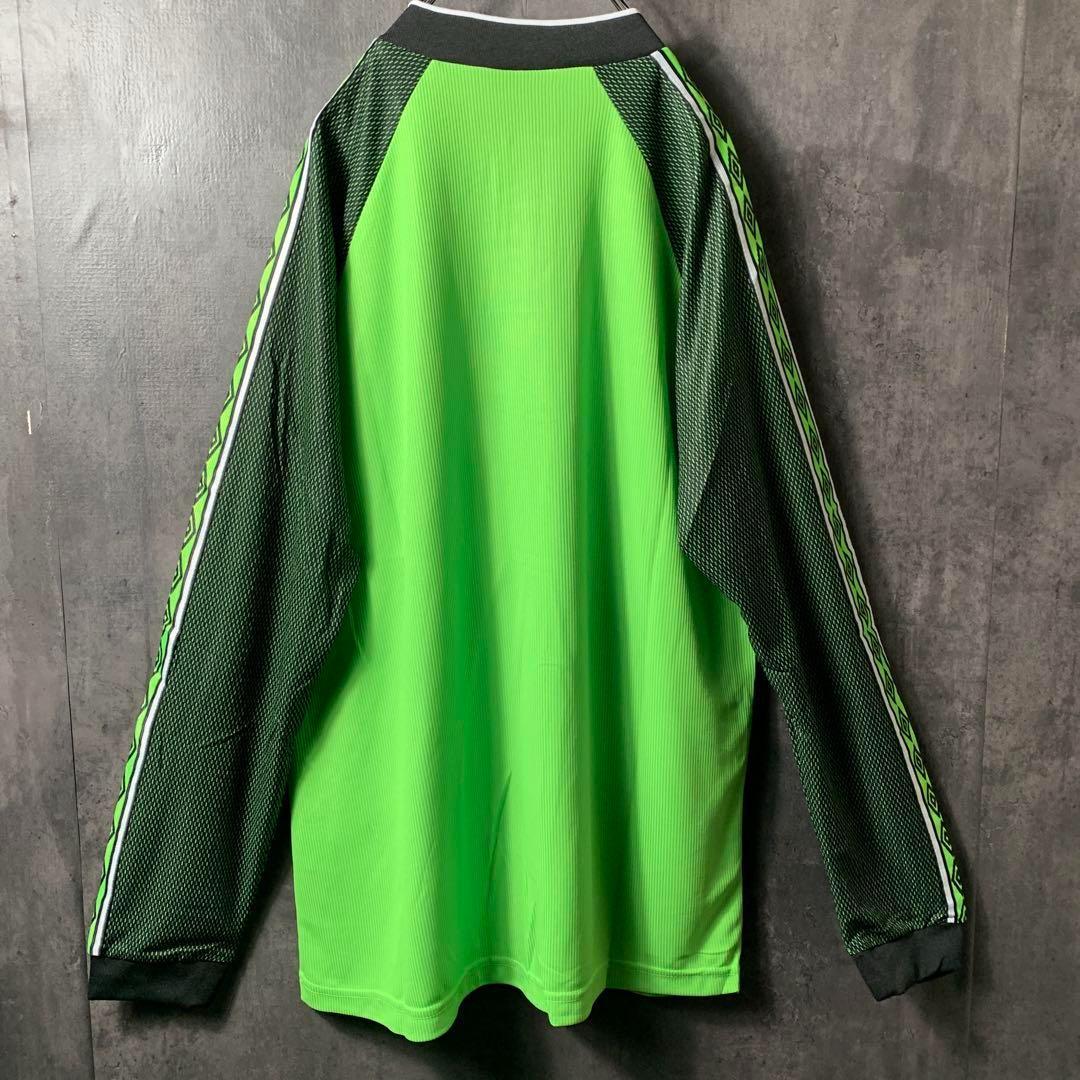 マンチェスターU】 98/99 サッカー ユニフォーム GK 緑 XL ☆希少