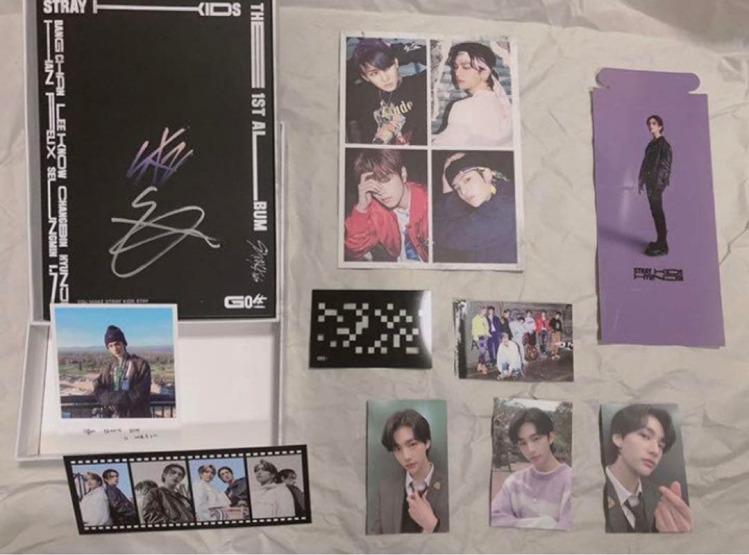 straykids GO生 ヒョンジンサイン入り + Mwave ミーグリトレカ straykids スキズ ヒョンジン IN生 タワレコ特典 トレカ メッセージ