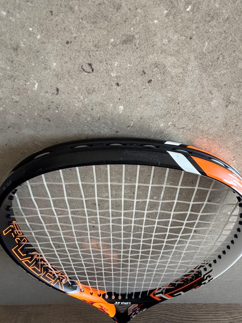 エフレーザー7V カバー付 ラケット ソフトテニス オレンジ 美品 - メルカリ