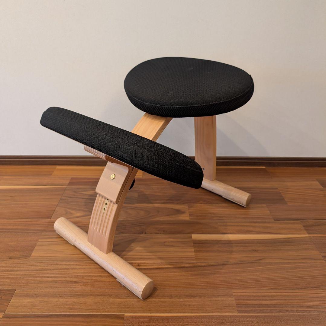 バランスラボ バランスチェア バランスイージー ブラック 通常フレーム 中古美品 4064561_00_1740543926.jpg