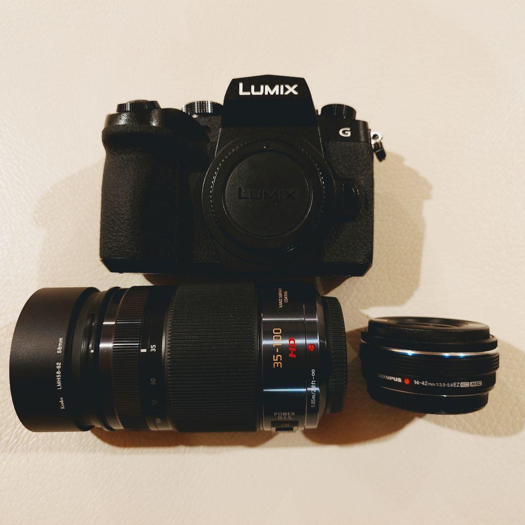 ミラーレス一眼 Lumix DC-G99 レンズ4点セット ミラーレス一眼 Lumix DC-G99 レンズ4点セット