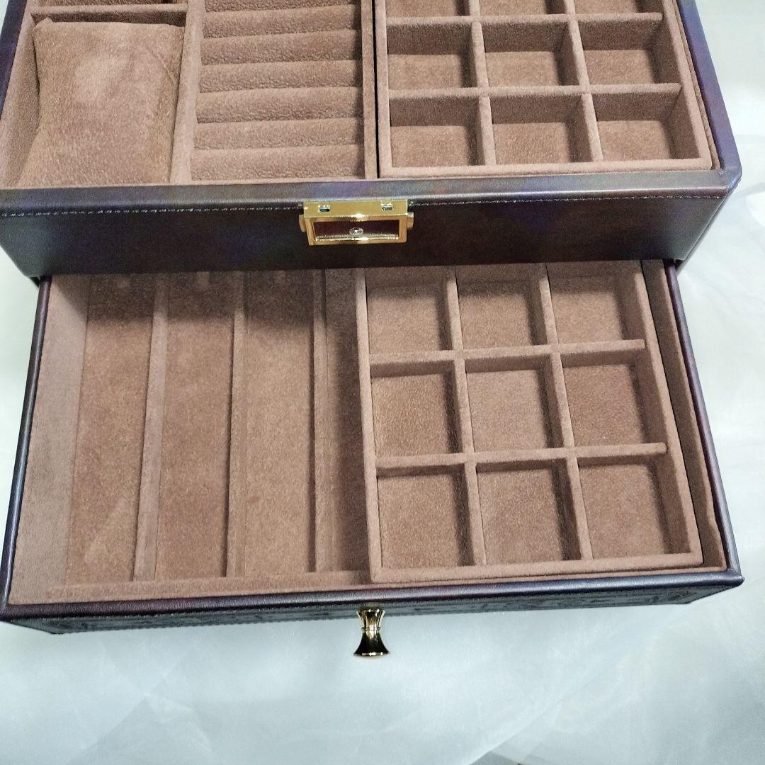 agete・アガット・ジュエリーボックス・ 牛革 - メルカリ