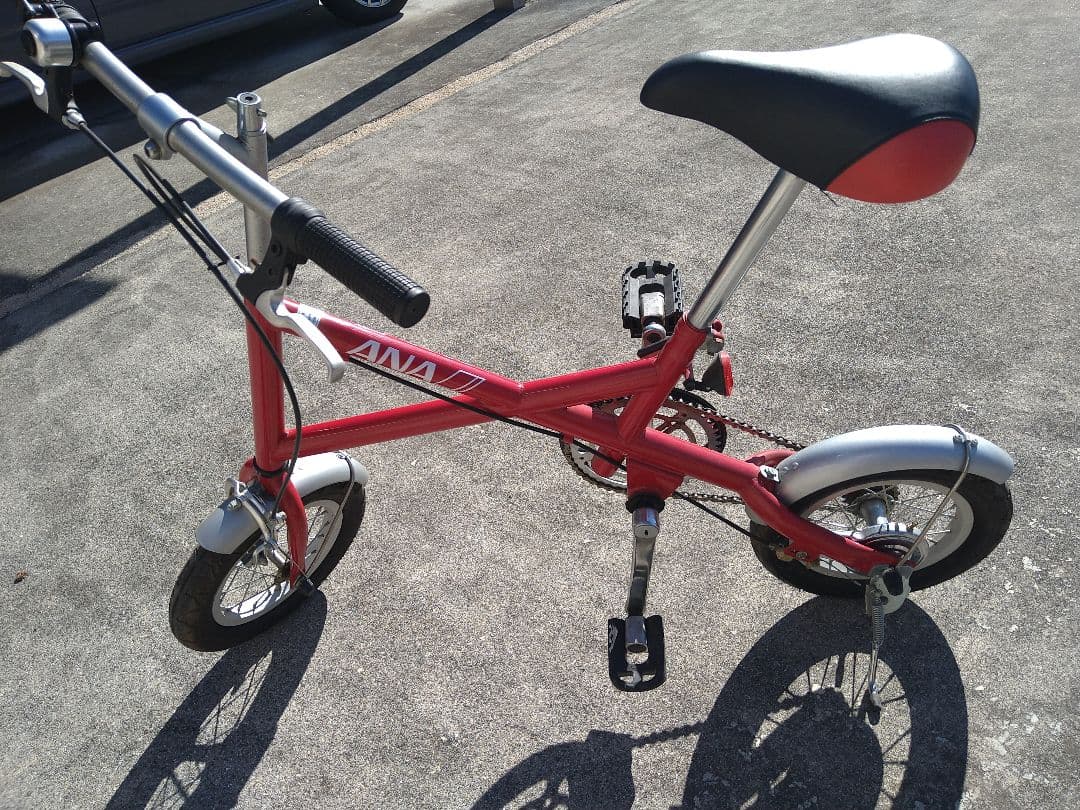 ANA 自転車 ミニベロ 12.5インチ レッド - メルカリ
