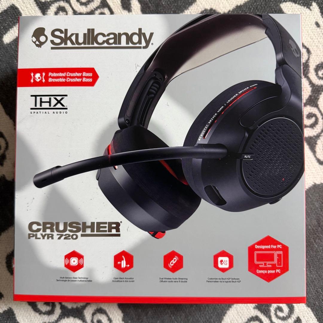Skullcandy Crusher PLYR 720 ワイヤレスヘッドセット スカルキャンディー、ブランド初のゲーミングヘッドセット「CRUSHER