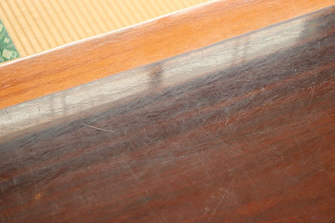 花梨 一枚板 座卓 無垢 和家具 151.5cm 直接引き取り