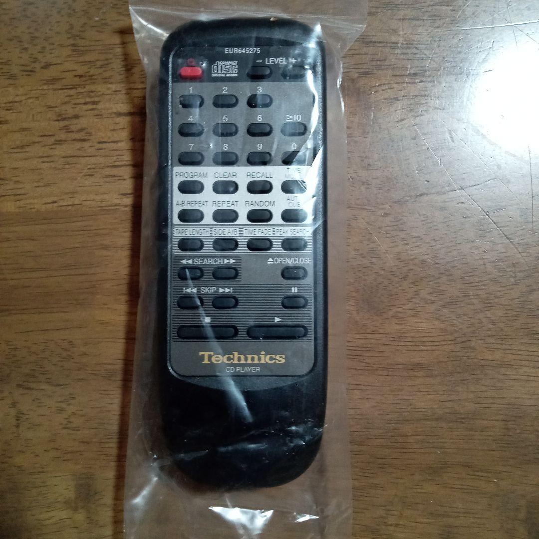 Technicsコンパクトディスクプレイヤーリモコン品番SL‐PG5 - メルカリ