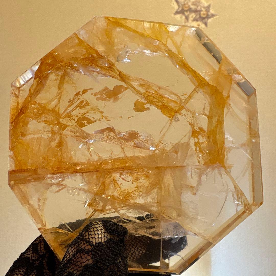 高品質 レア♡ゴールデンヒーラー八角形No.2621 幸運♡