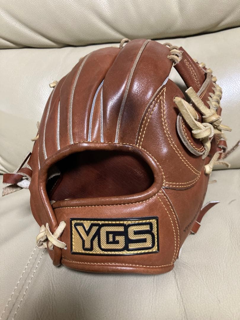 YGS 山本グラブスタジオ 硬式 ブラウン 右投げ用 約28cm日本製【美品