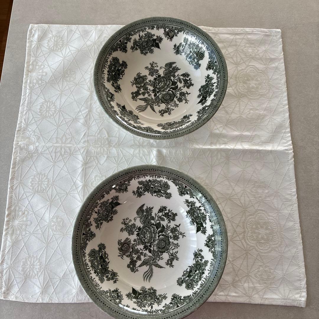 バーレイAsiatic Pheasants Soup Bowl2枚 - メルカリ