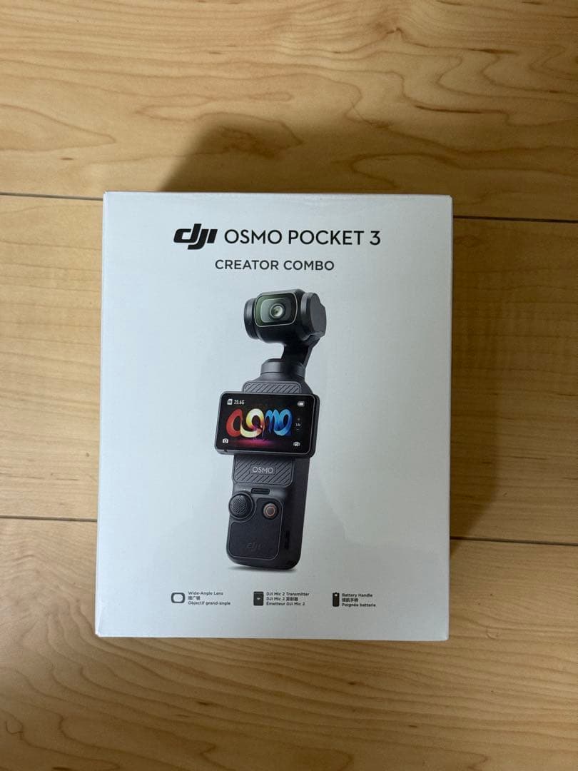 新品未開封　DJI Osmo Pocket 3 Creator Combo Osmo Pocket 3 購入 - 1インチCMOS Vlogging Camera
