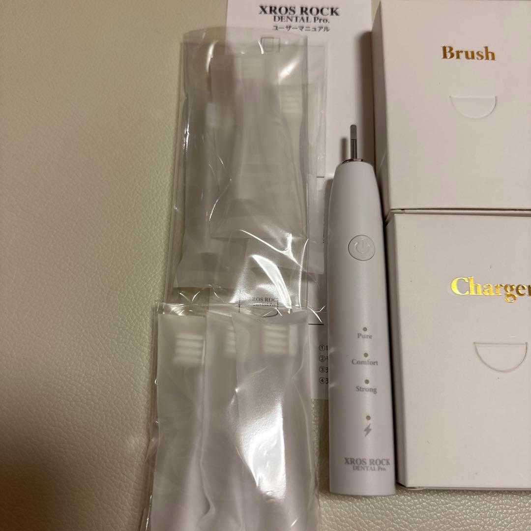 XROS ROCK DENTAL Pro 電動歯ブラシ本体➕換えブラシ6本 - メルカリ