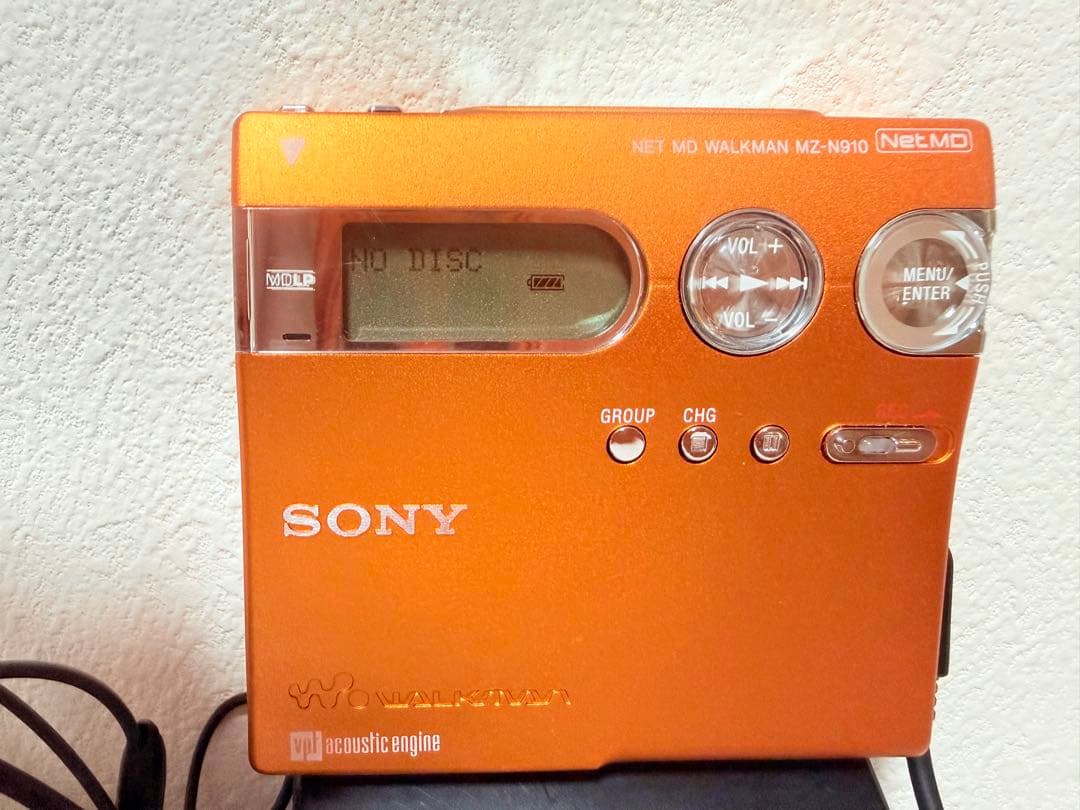 SONY MZ-N910 ポータブルMDレコーダー TYPE-S ウォークマン - メルカリ