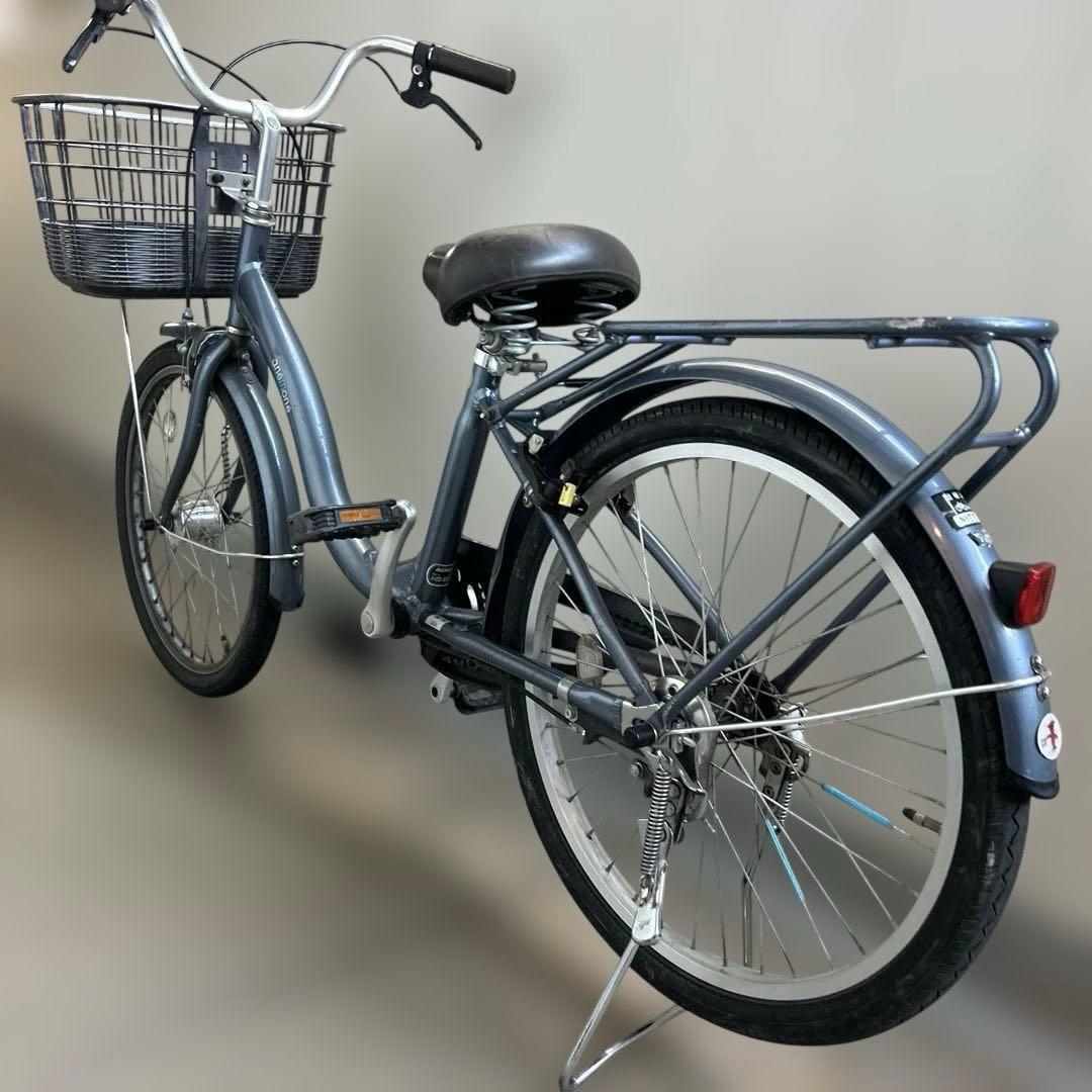 シティサイクル 22インチ 前面バスケット付きアネモネ 点検永年無料
