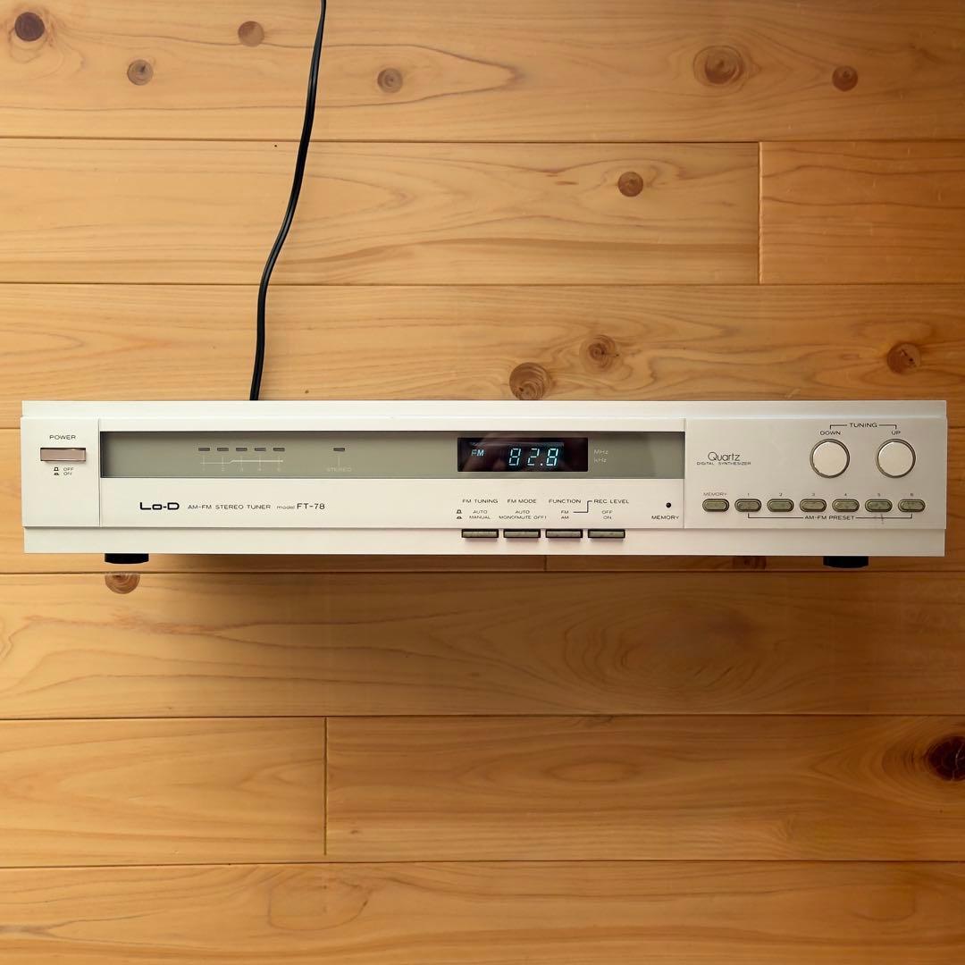 日立製作所 Lo-D FT-78 AM-FMステレオチューナー - メルカリ