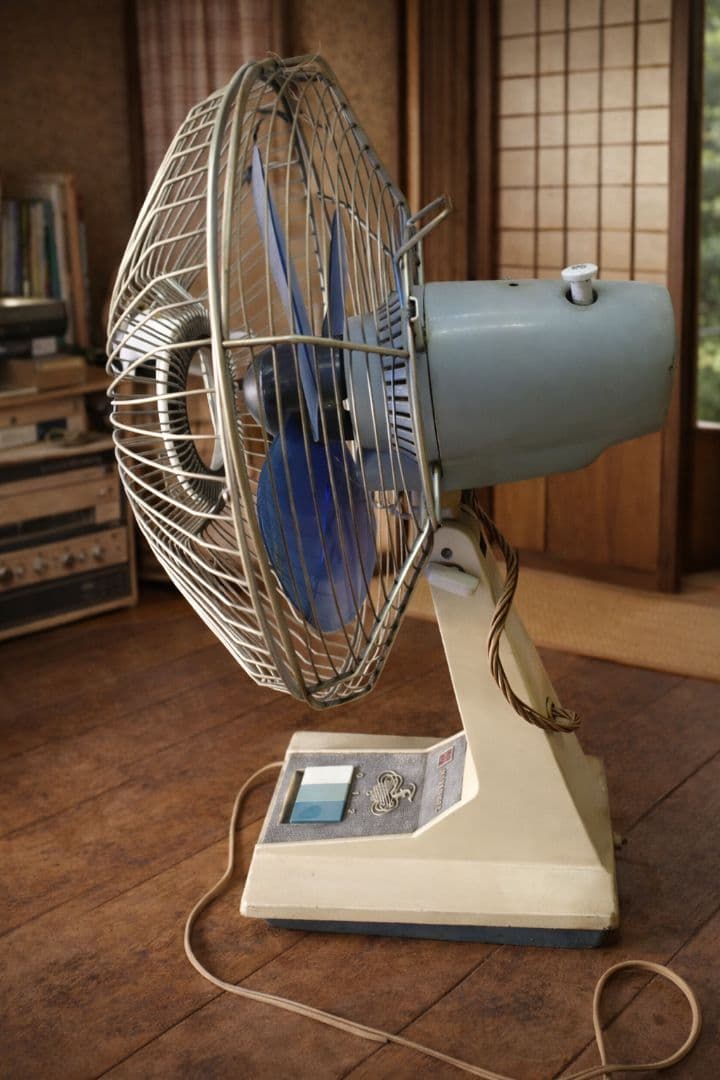 昭和レトロ National 扇風機 F-30CG 青羽根 オブジェ - メルカリ