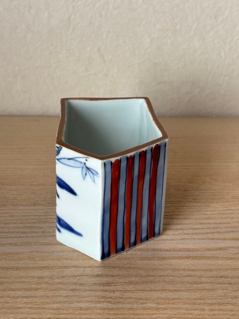 京都の陶芸家、竹中浩さんの色繪梅竹文向付6客 桐箱入 - メルカリ