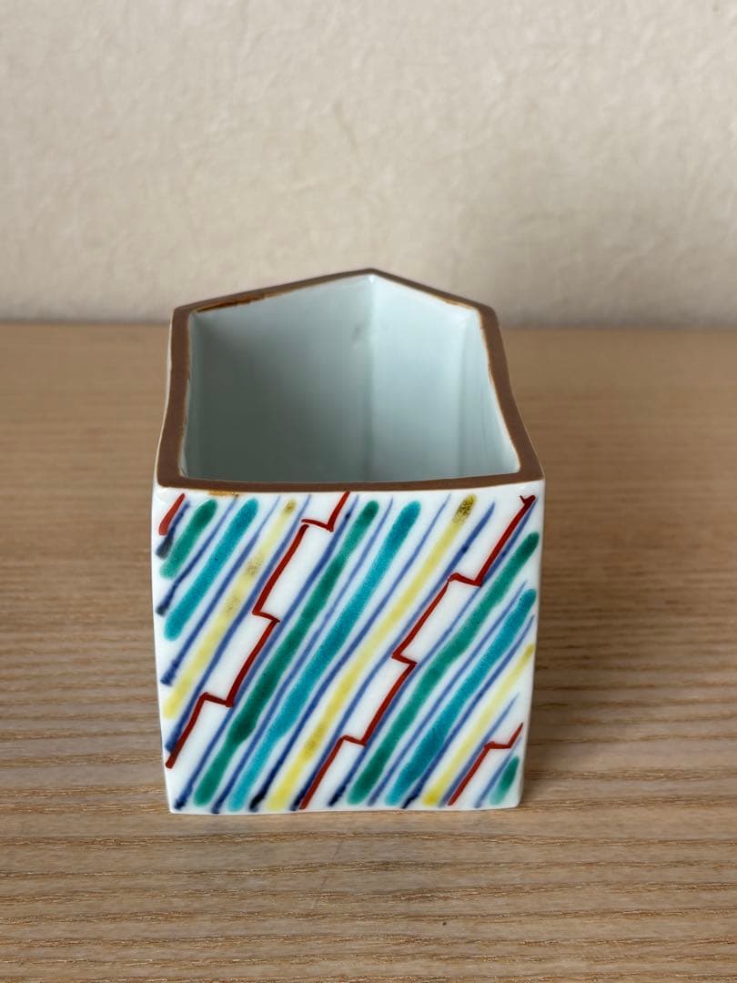 京都の陶芸家、竹中浩さんの色繪梅竹文向付6客 桐箱入 - メルカリ