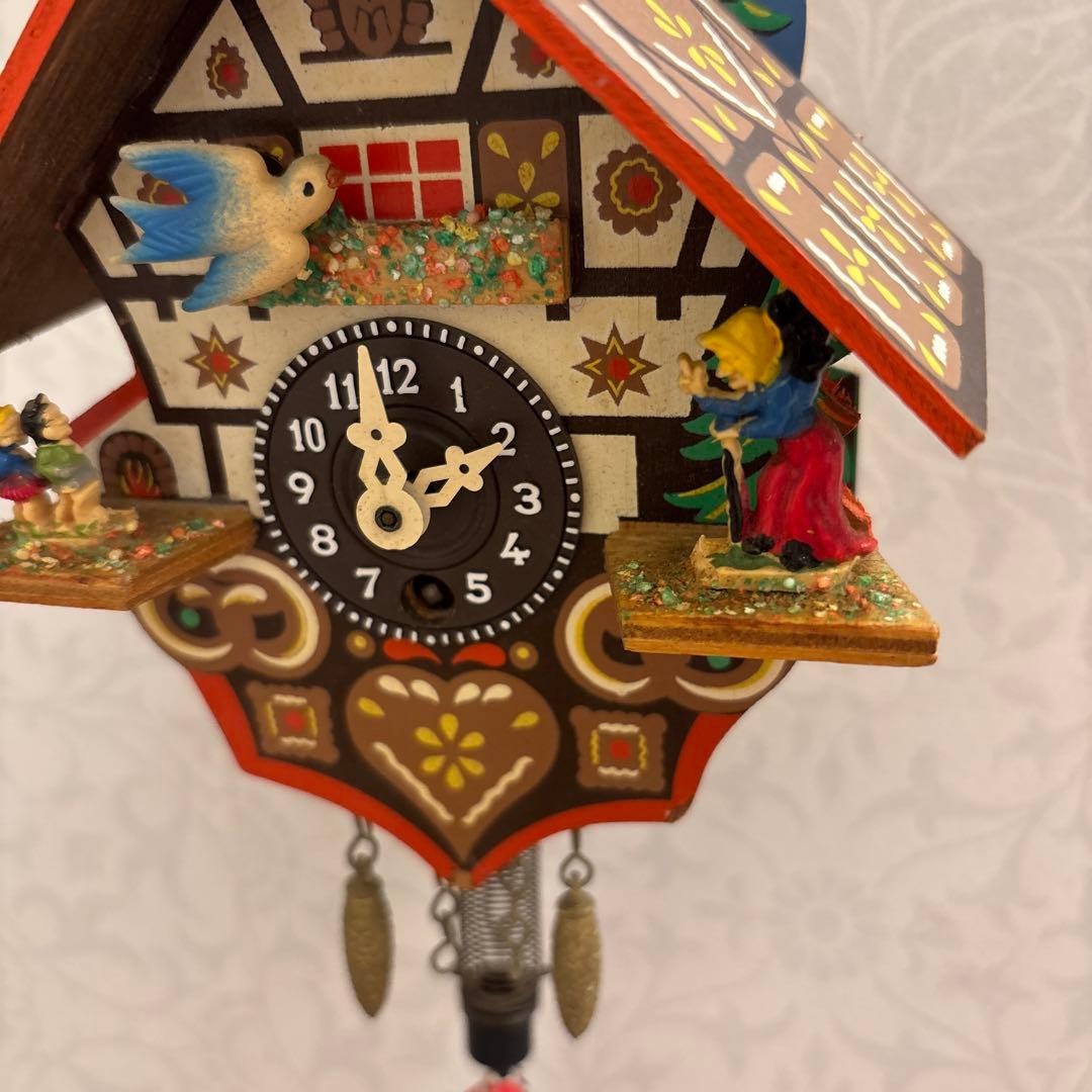 ドイツ製 鳩時計 昭和レトロ ドールズクロック アルプスの少女ハイジ