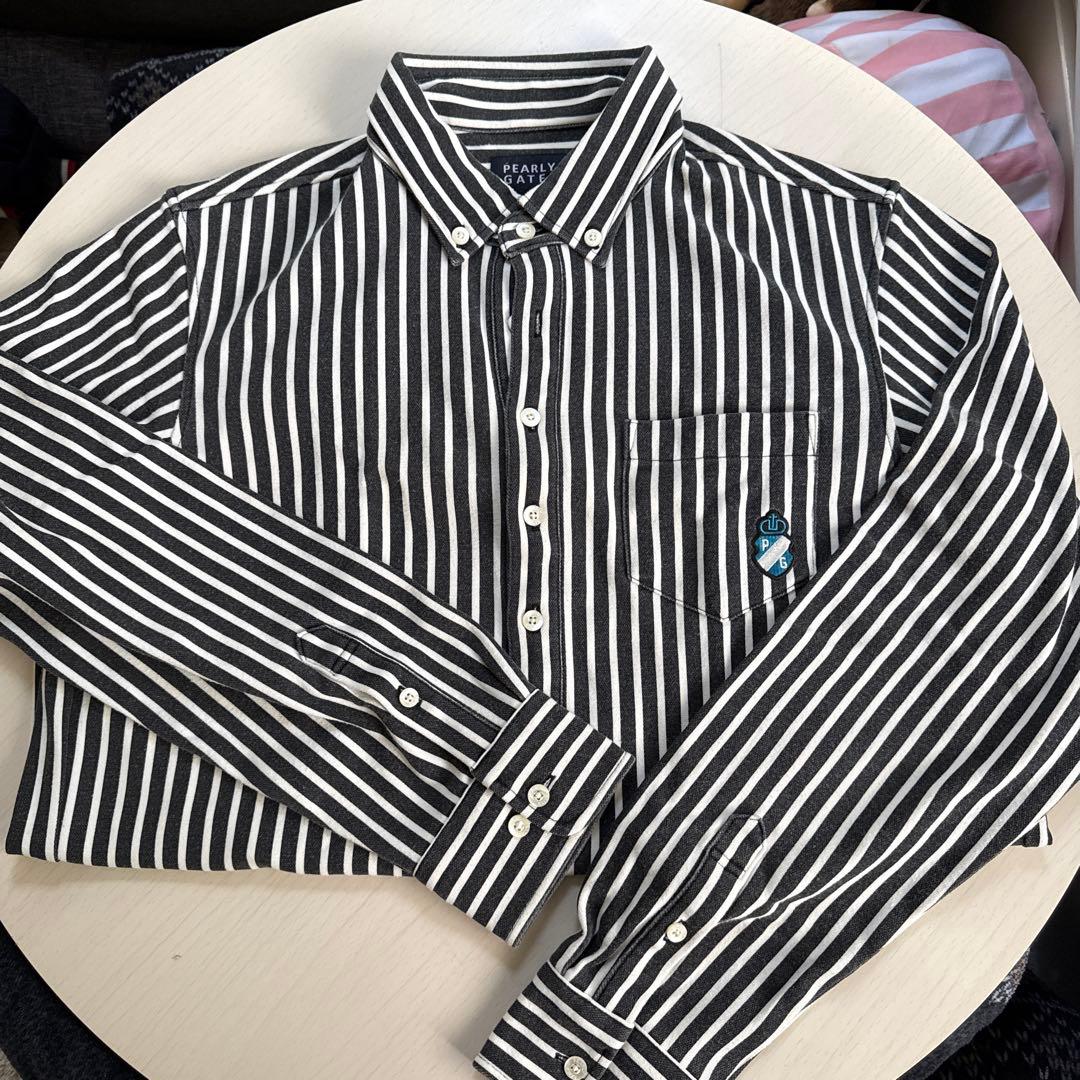 PEARLY GATES ストライプシャツ サイズ6 - メルカリ