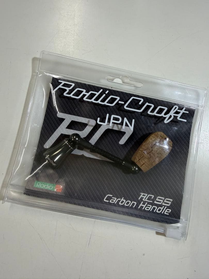 ロデオクラフト　ハンドル　48mm ダイワ用 ロデオクラフト RCシングル スピニング カーボンハンドル ダイワ用Type