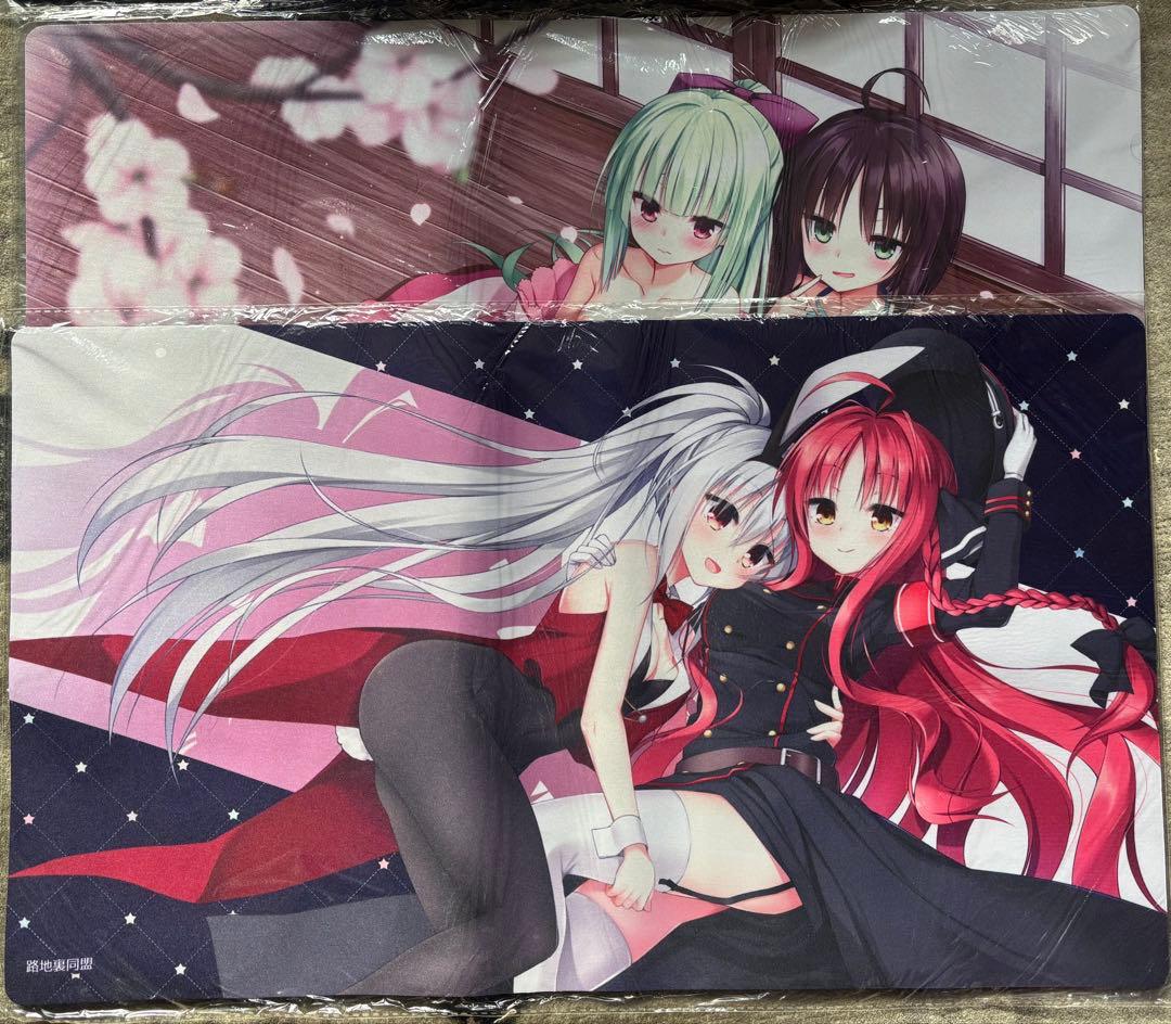 路地裏同盟 ゆずソフト プレイマット 4枚 Amazon | 路地裏同盟 ぬきたし プレイマット ラバーマット デスク