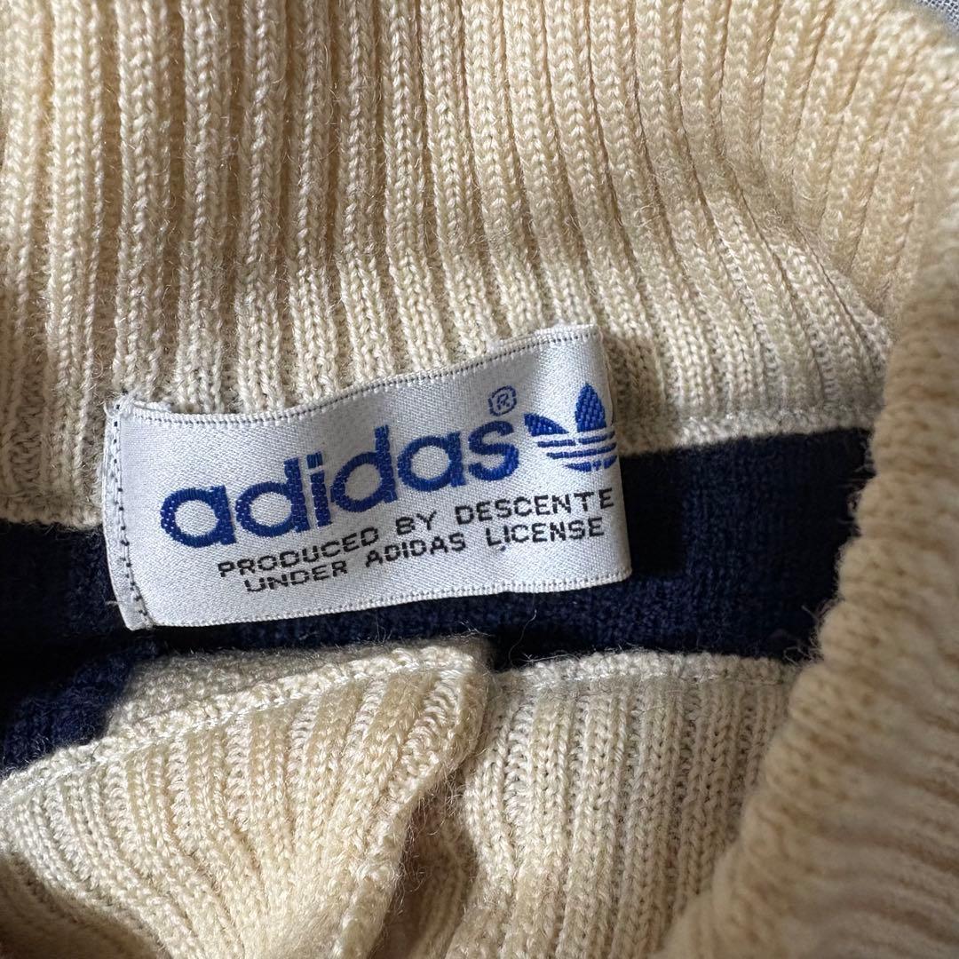 希少】 70s adidas デサント製 ニット - メルカリ