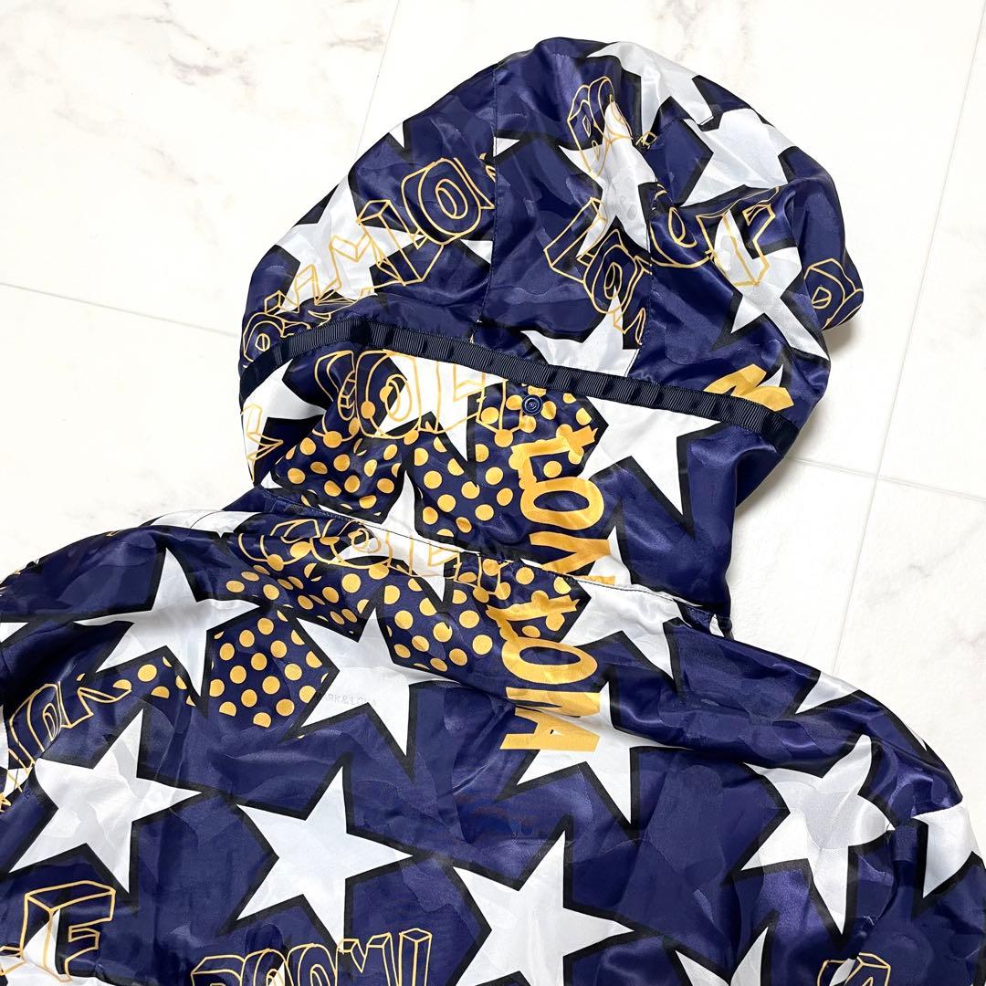 極美品 キムタク着用 マークアンドロナ ナイロンジャケット 星柄 迷彩