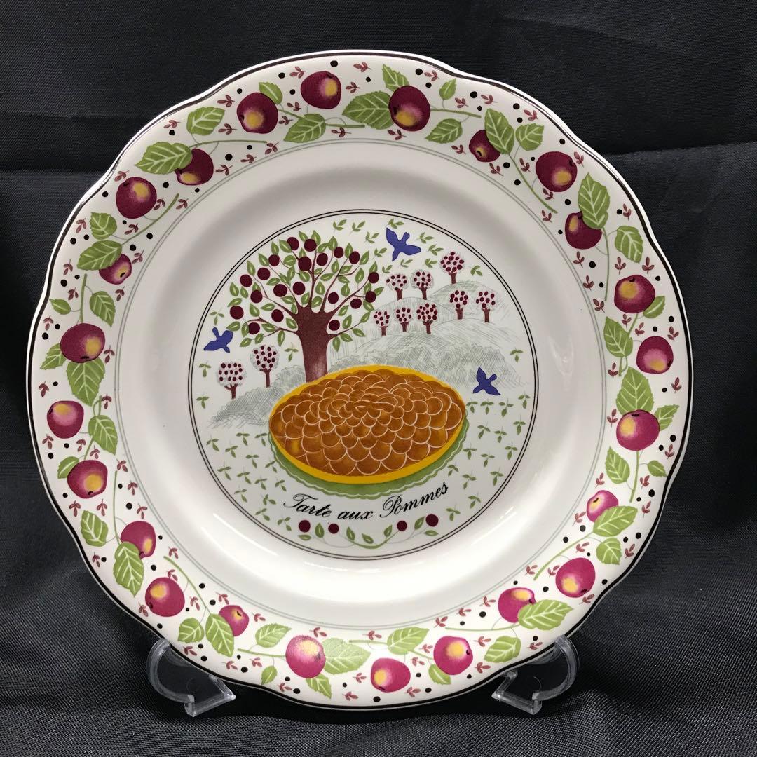 美品】ジアン Gien プレート 6P タルト ケーキ 柄違い - メルカリ