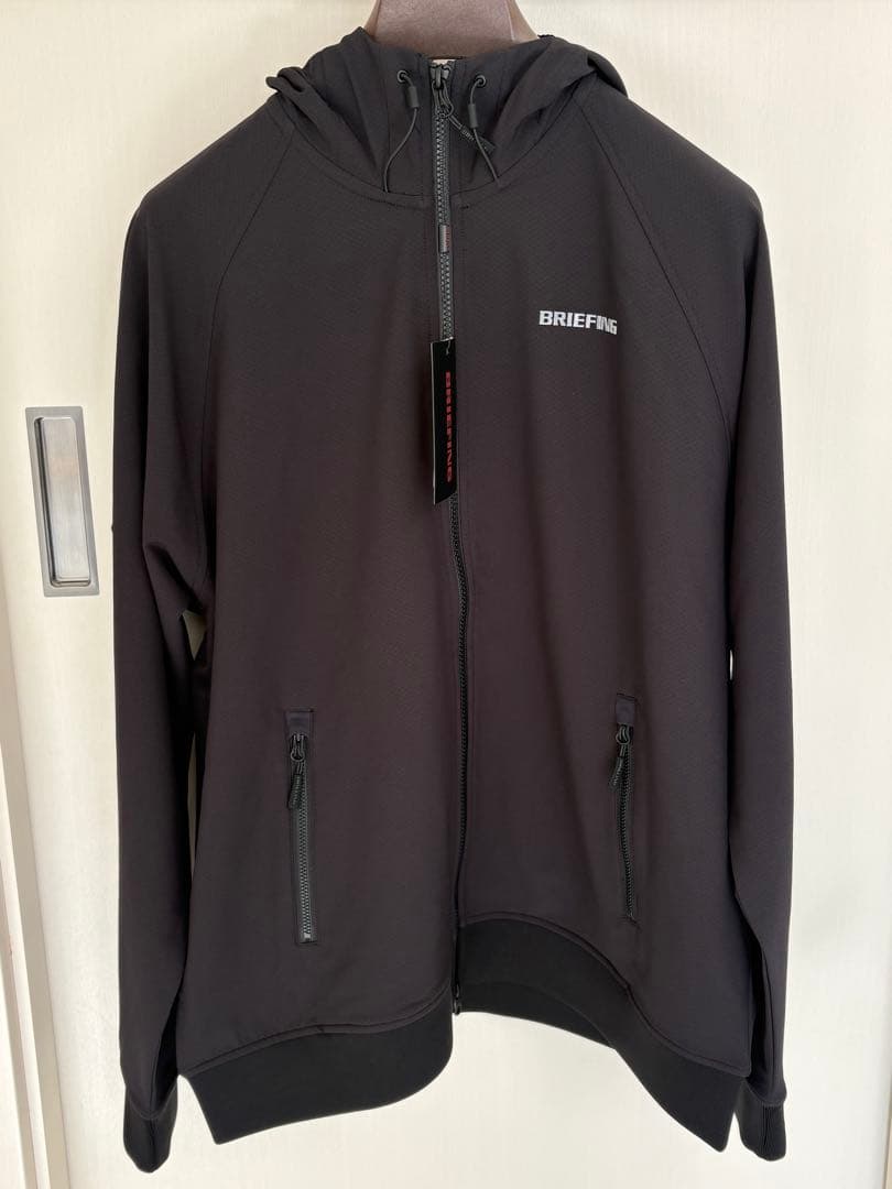 未使用)ブリーフィング ゴルフ メンズ ストームフリースパーカー L