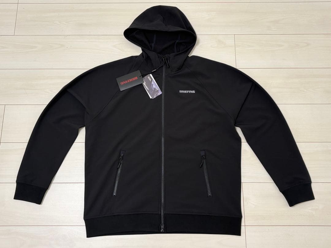 未使用)ブリーフィング ゴルフ メンズ ストームフリースパーカー L