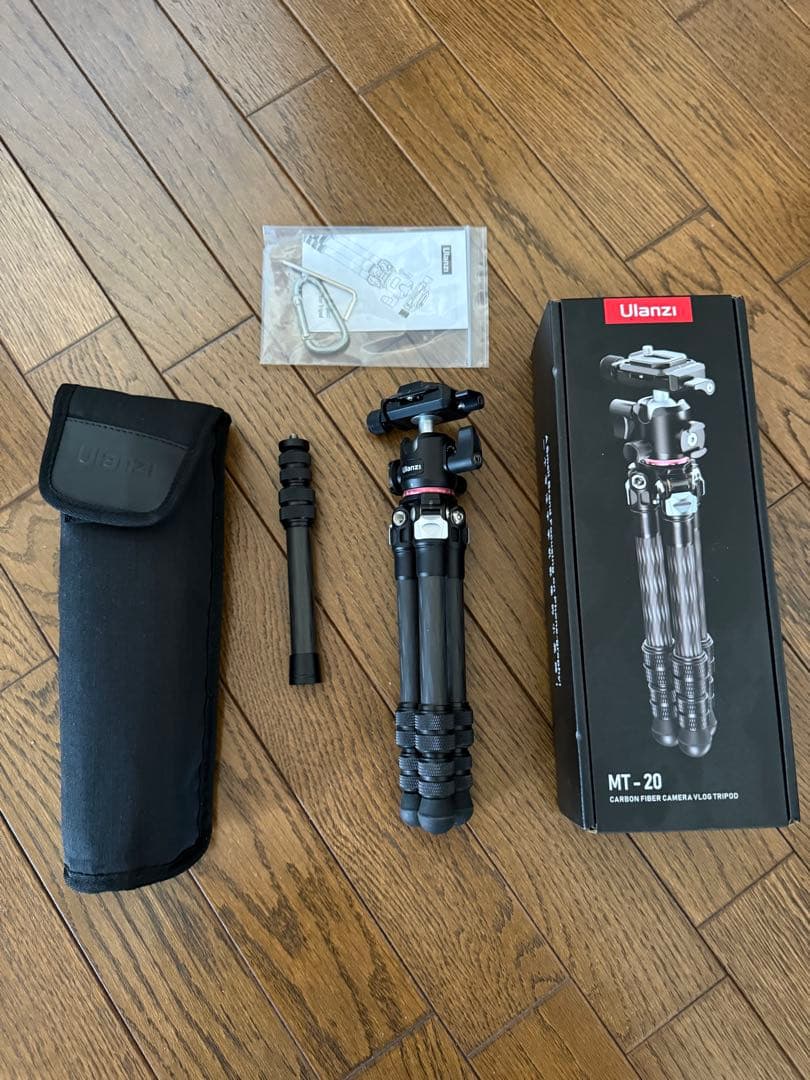 Ulanzi MT-20 アルミ三脚 Ulanziのトラベル三脚「MT-20」をレビュー｜カーボン素材で軽量